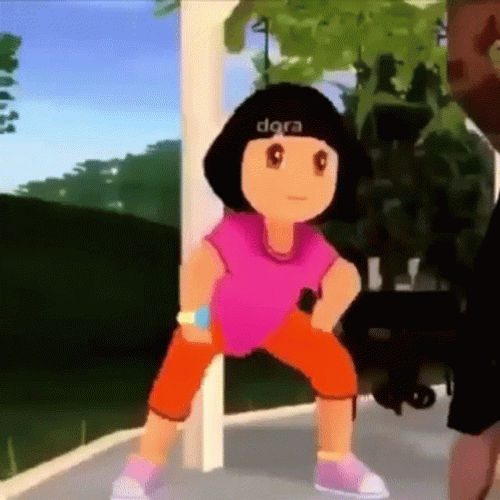 Animated Dora Is Dancing GIF