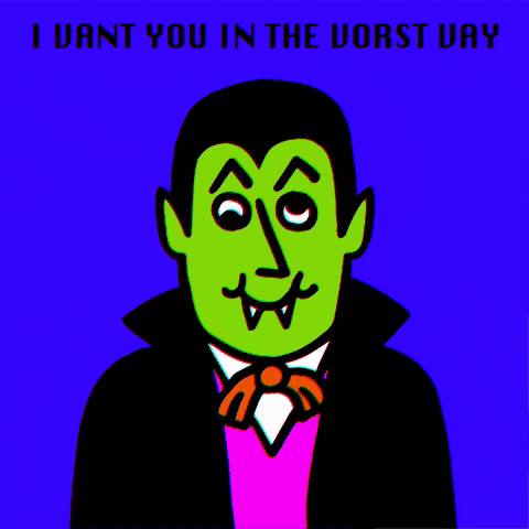 Animated Dracula Take Me Now In Worst Way GIF