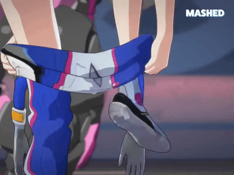 Animated Dva Dress Up Suit GIF