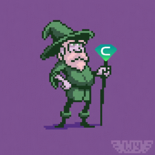 Animated Dwarf Wizard GIF