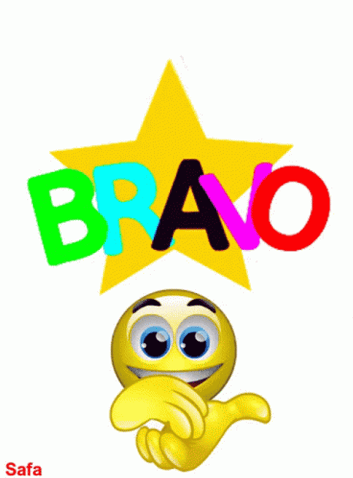 Animated Emoji Great Bravo GIF