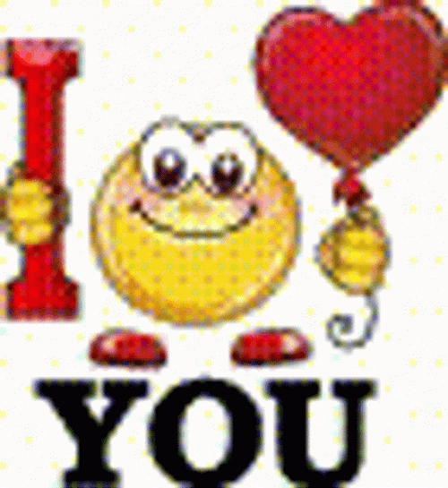 Animated Emoji I Love You GIF