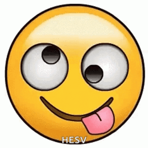 Animated Emoji Silly Face GIF