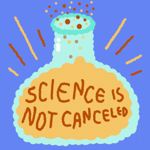 Animated Erlenmeyer Flask Science Not Canceled GIF