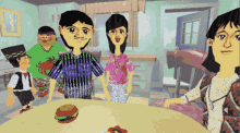 Animated Family Dancing Happy Birthday Song GIF