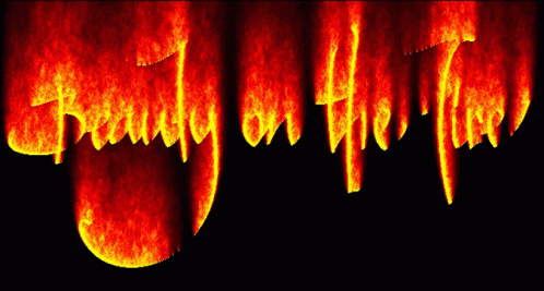 Animated Fire Beauty On The Fire GIF