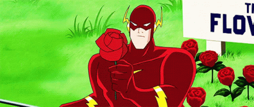 Animated Flash Epic Sniffing Picked Flowers GIF