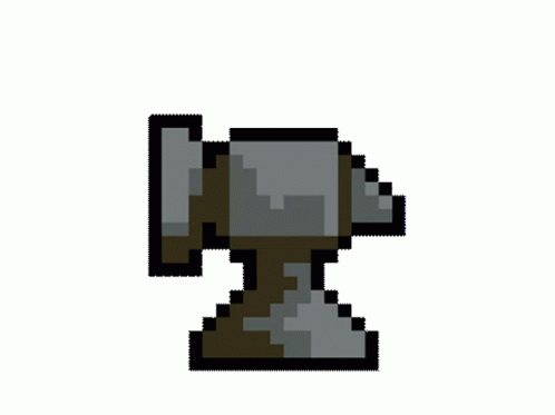 Animated Floating Anvil GIF