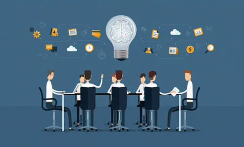 Animated Follow Up Group Meeting GIF