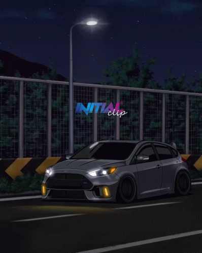 Animated Ford Night Ride GIF
