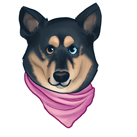 Animated German Shepherd GIF