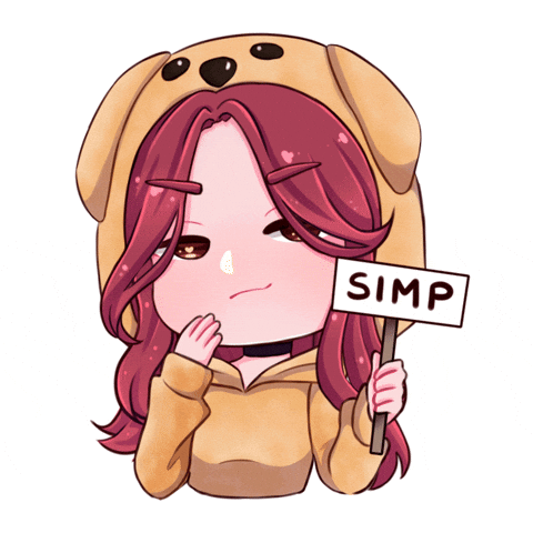 Animated Girl Laugh At Simp GIF