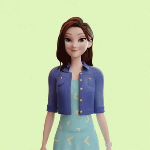 Animated Girl Noted GIF