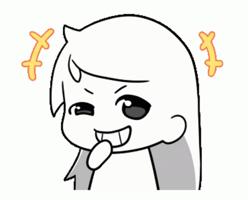 Animated Girl Winking Giggling Hee Hee GIF