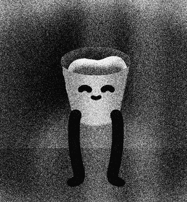 Animated Glass Of Water Squats GIF