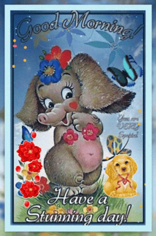 Animated Good Morning Have Stunning Day GIF
