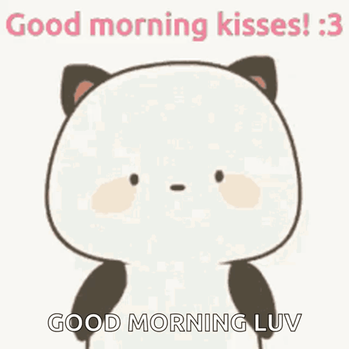 Animated Good Morning Monday Kisses Love GIF