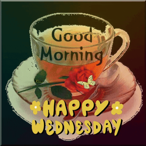 Animated Good Morning Wednesday Cup Of Tea GIF
