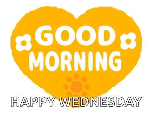 Animated Good Morning Wednesday Rising Smiling Sun GIF
