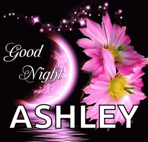 Animated Good Night Ashley Design Art GIF