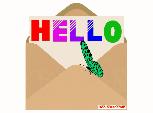 Animated Greeting Card Hello Gif GIF
