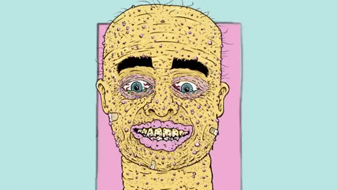 Animated Guy Face Scab GIF