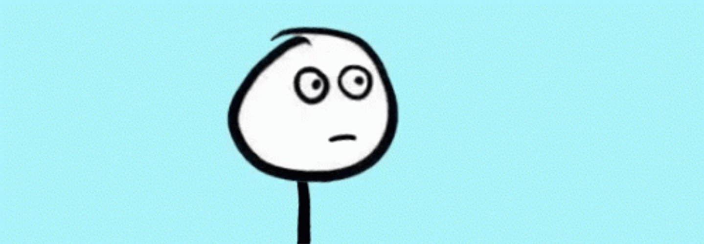 Animated Guy Saying Nevermind GIF