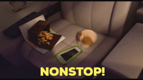Animated Hamster Cant Stop Wont Stop GIF