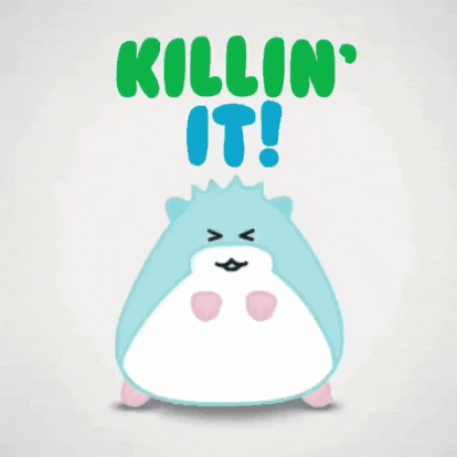 Animated Hamster Dance Killin' It GIF