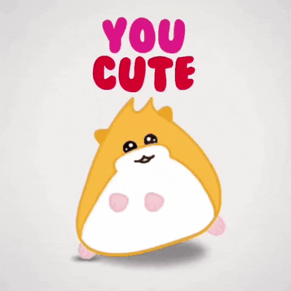 Animated Hamster Dance You Cute GIF