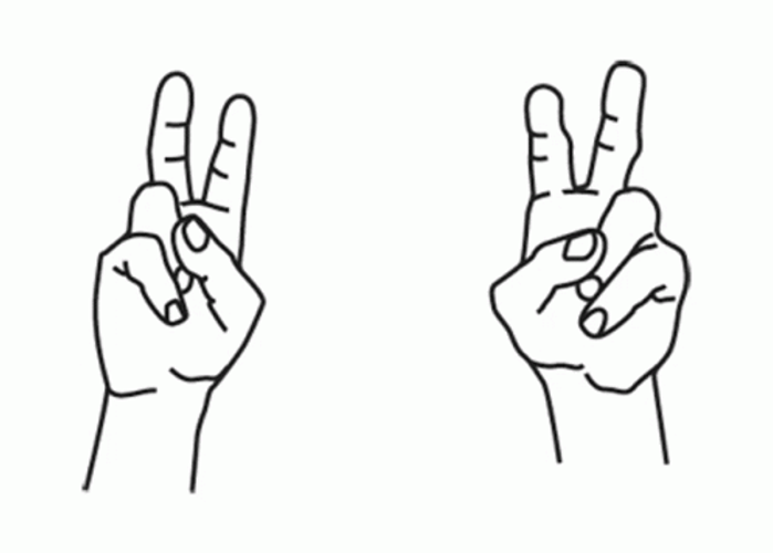 Animated Hand Air Quotes GIF