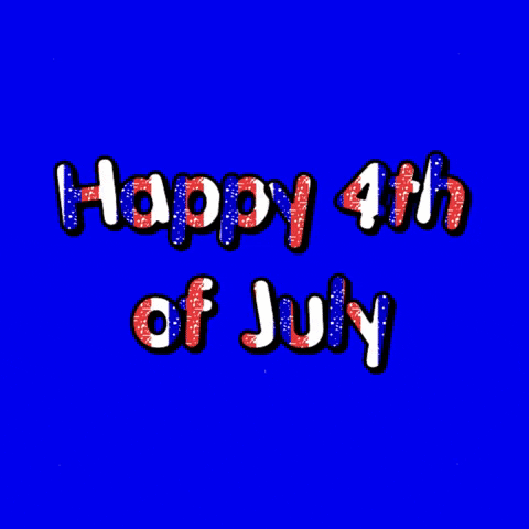 Animated Happy Fourth Of July GIF