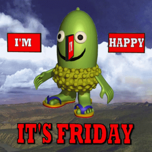 Animated Virus Happy Friday GIF