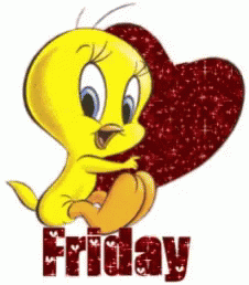 Animated Happy Friday Tweety GIF