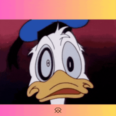 Animated Happy Monday Donald Duck Wobbly Eyes GIF