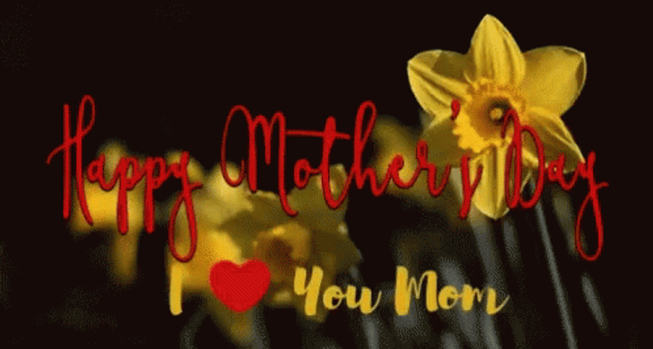 Animated Happy Mothers Day I Love You More GIF