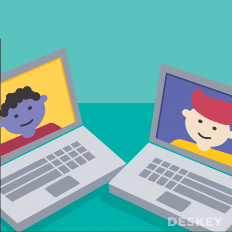 Animated Happy New Year Of A Virtual Friend Drinking GIF