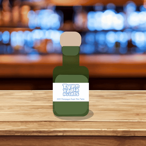 Animated Happy New Year Text Dancing GIF