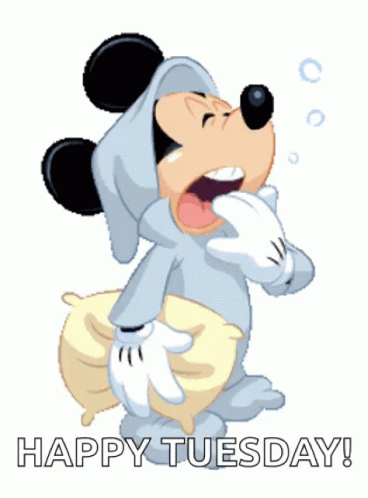 Animated Happy Tuesday Minnie Mouse GIF