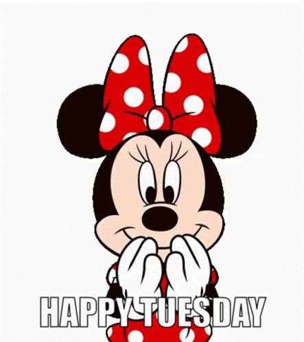 Animated Happy Tuesday Minnie Mouse GIF