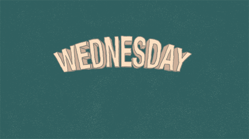 Animated Happy Wednesday Logo GIF