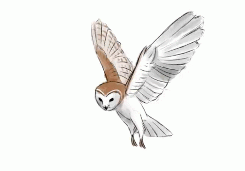 Animated Hedwig Flying GIF