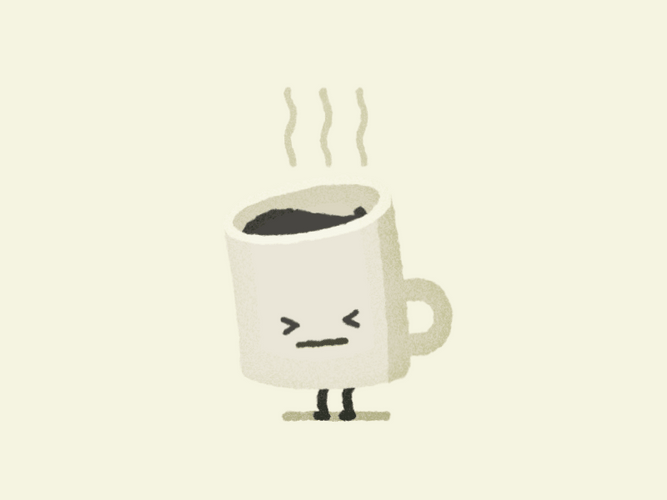 Animated Hot Coffee GIF