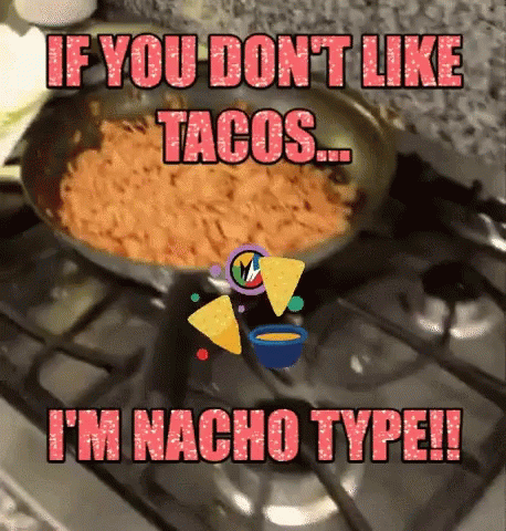 Animated Im Nacho Type GIF