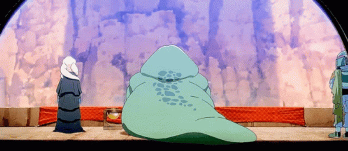 Animated Jabba The Hut Waiting GIF