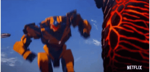 Animated Jaegers Slam Pacific Rim GIF