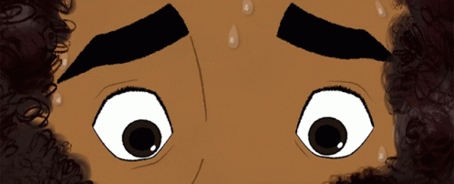 Animated Kid Nervous Sweating GIF