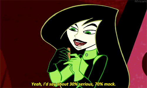 Animated Kim Possible Shego Nail Filing GIF