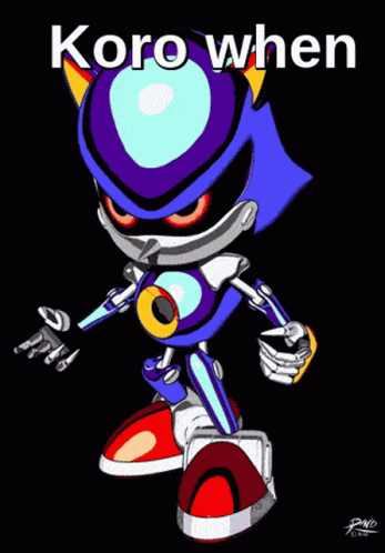 Animated Koro Metal Sonic GIF