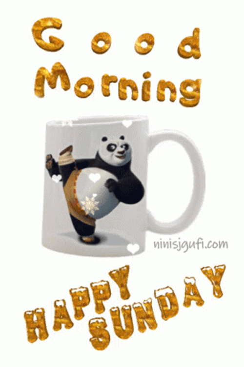 Animated Kungfu Panda Happy Sunday Everyone GIF 